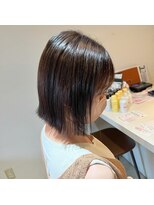 フィール アドバンス 袋井(feel advance)&nbsp;ストレート × ぱつっとボブ