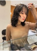 オリーブグレージュ/暗め透明感/透明感カラー/
