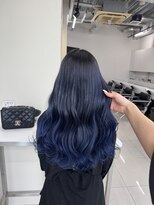 アライブ ハラジュク(ALIVE harajuku)&nbsp;【ALIVE yu-ki 色落ちシルバーのブルーバレイヤージュ】