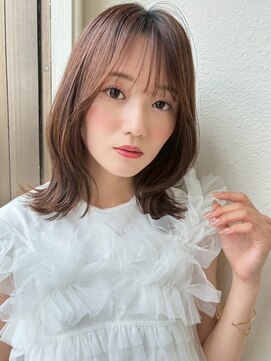 カバーヘア ブリス 川口(COVER HAIR bliss) 艶髪透明感ブラウンカラー×小顔外ハネ/20代30代人気◎p川口