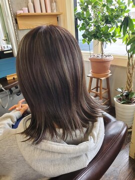 ラ リュエル(La Ruelle) 髪質改善カラー、ハイライト