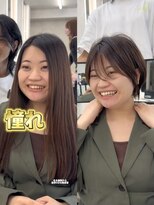 マウル ナゴヤ 名駅(MAEUL NAGOYA) ココアベージュ 似合わせカット 30代40代50代60代ショートボブ