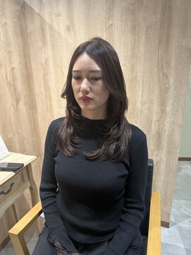 ペグ(Peg) 韓国レイヤーカットくびれレイヤー大人可愛い20代30代