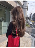 オリーブベージュ/美肌カラー/透明感カラー/ケアカラー