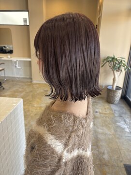 ナギ 栃木(nagi) ボブ×ピンクブラウン