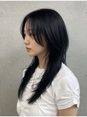 50代ハンサムショートショートバレイヤージュクラゲヘアパーマ