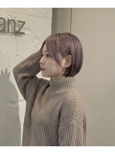 プレデフリュー 北白川本店(PUREE de FLEURS)&nbsp;ショート/ショートボブ/ハイライト/学割/ベージュ/カラー