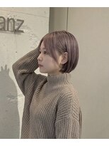 プレデフリュー 北白川本店(PUREE de FLEURS) ショート/ショートボブ/ハイライト/学割/ベージュ/カラー