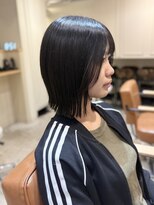 アンリー 四条烏丸店(Anree)&nbsp;ライン感が可愛い切りっぱなしボブ