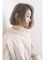 カミガミ 栄(KAMIGAMI)&nbsp;【シアー感×髪質改善】透けるベージュのうる艶ボブ