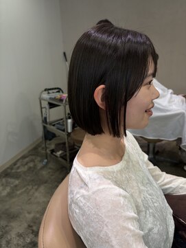 インビテーション 名古屋(invitation) ぷつっと並行ボブ