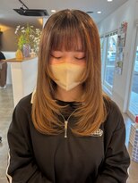 クララジャパン ナベシマ(CLALA JAPAN Nabeshima)&nbsp;グレージュ　艶髪　髪質改善　ブリーチ　ピンクベージュ　韓国風