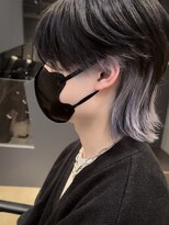 ガウディ 広島駅前店(Gaudi) メンズロングウルフカット×インナーカラー×カルマパーマ