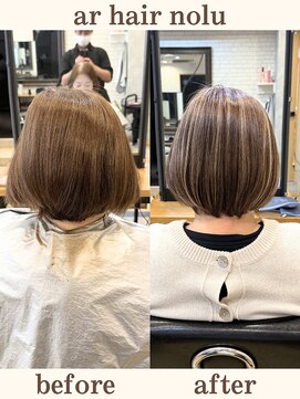アールヘアノル(ar hair nolu) 白髪ぼかしハイライト 12