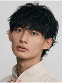 渋谷メンズパーマ波巻きパーマプードルパーマッシュウルフ強め