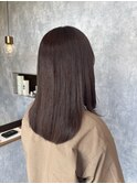 ロング/艶髪カラー/ラベンダーブラウン/艶トリートメント/花