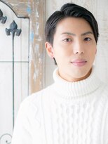 トニーアンドガイメン ホテル京阪仙台店(TONI&GUY MEN)&nbsp;七三分けオールバックブラック短髪刈り上げないショートl仙台