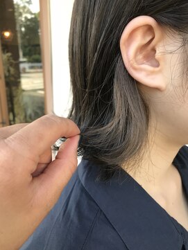 マイ ヘア デザイン 岡崎(MY hair design) ショートでもチラ見えカラー
