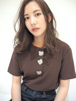 コルソ ケーツー 梅田 茶屋町(corso k-two)&nbsp;《フォギーベージュ》大きめカールのふんわりロングヘア