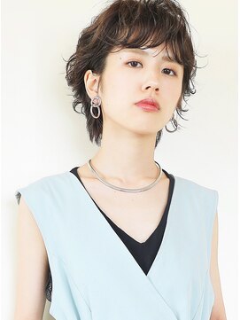 アン ヘア デザイン(un hair design) 【 un 】ショート×イルミナ×パーマ