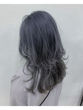 ノア 奈良駅前店(NoA) 透明感カラー！ブルーシルバーカラー　髪質改善　近鉄奈良　奈良