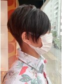 【WORKS】☆ツーブロック刈り上げアシンメトリーショート☆