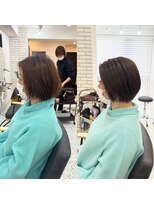 メモリーズ 銀座(Memories)&nbsp;乾かすだけでスッキリまとまるショートヘア　銀座駅