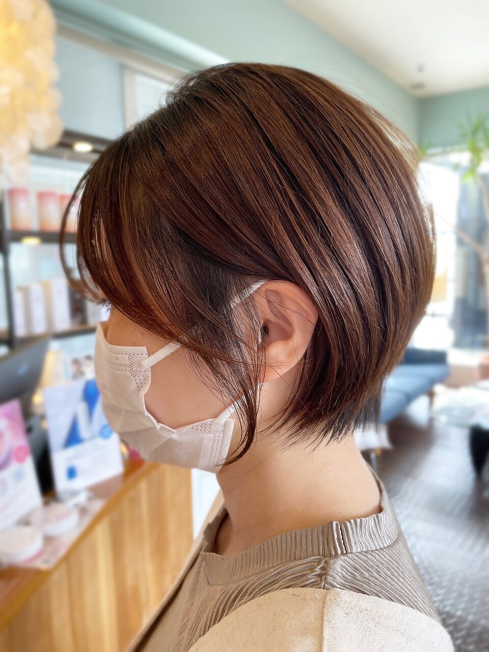 茶モレ　ショート もみれ毛ショート：L160018866｜ヘアラウンジ アングゥ(hair