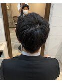好印象☆スーツに合うナチュラルツーブロック