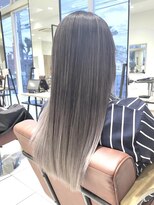 クアトログランシュ ひたちなか店(QUATRO×GranCieux)&nbsp;エアタッチバレイヤージュ×パールグレージュ(ブリーチ2回)