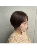 チョコレートブラウンダブルカラーインナーカラーケアブリーチ