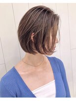 ミニボブ☆ダブルカラーシアーベージュ