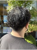 動きのあるお洒落メンズパーマ