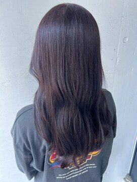 シュリット(schritt) ブリーチなしディープバイオレットカラー  渋谷エジリ