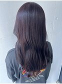 ブリーチなしディープバイオレットカラー  渋谷エジリ
