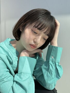 ラグゼ(Luxe) ふんわりカールボブ【Luxe鹿田優太】ショコラアッシュ