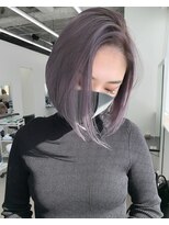 エゴル ナゴヤサカエ(ENGOL NAGOYA SAKAE)&nbsp;保存必須【スッキリハイトーンボブ】ラベンダーカラー