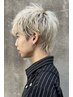 【メンズ限定クーポン】カット+ダブルカラー+眉cut 19250￥→￥15400
