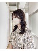 セミロングレイヤー