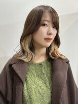 サクラ オモテサンドウ(SAKURA) 派手に見せたいけどバレたくない！隠せるインナーカラーベージュ