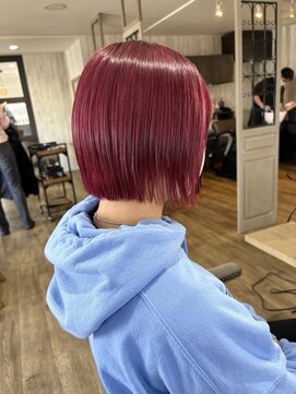 ヘブンリー(heavenly) #チェリーレッド#ピンクブラウン#ボルドーカラー#ブリーチカラー