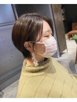 エミュー(emue)&nbsp;大人可愛いショート大人美人ヘルシースタイルオリーブグレージュ