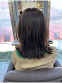 くびれミディアム/レイヤーカット/ウルフレイヤー/自由が丘