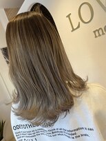 ラビスモア(Lovis moa)&nbsp;切りっぱなしボブ/エアリーロング/ピンクブラウン/美髪のススメ