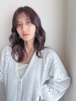 トロープバイロロン(TROPE by LORONG)&nbsp;透明感カラー　ラベンダーベージュ　ミディアムレイヤー