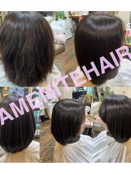 カルフール アメニタ ヘアー(carrefour AMENITE HAIR) 縮毛矯正/カット/髪質改善/トリートメント/ダブルカラー/