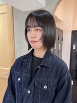 ローレン(LOREN)&nbsp;ミルクティーベージュぷつっとボブケアブリーチ 梅田