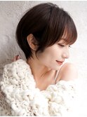 大人可愛いマッシュショートボブウルフカット◎30代40代50代