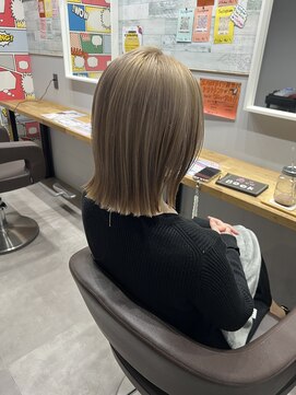 ティック 福井鯖江店(tic.) ボブ&ミルクティーベージュ