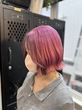 ヴァイス 渋谷店(VAICE) 派手髪/ピンクカラー/フェイスフレーミング